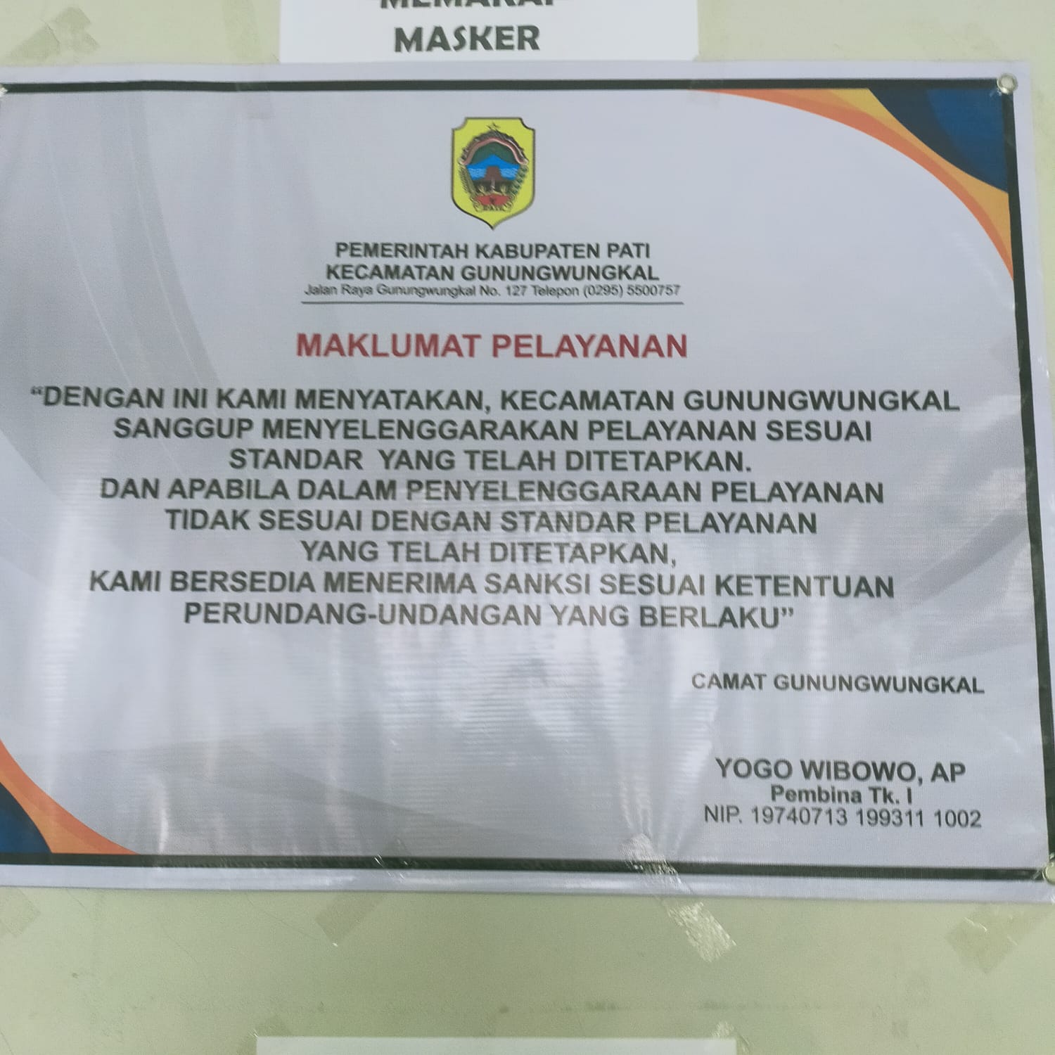 Maklumat Pelyanan